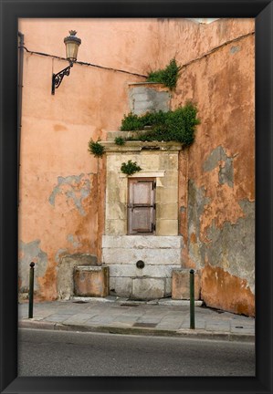 Framed Port and Commercial Town of Corsica, France Print