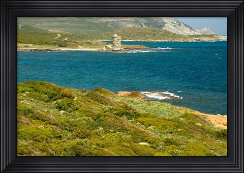 Framed Genoan Towers, Corsica Print
