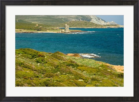 Framed Genoan Towers, Corsica Print