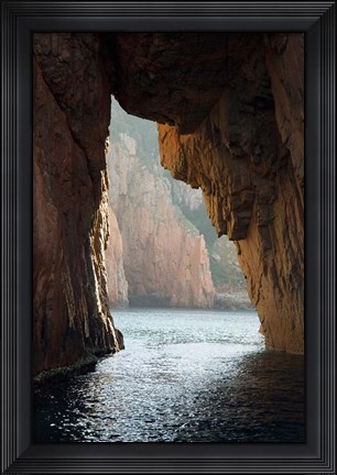 Framed Capu Rossu, Les Calanches UNESCO World Heritage Site Print