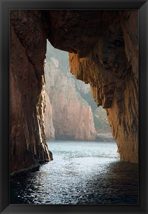 Framed Capu Rossu, Les Calanches UNESCO World Heritage Site Print