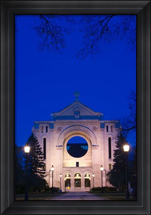 Framed St Boniface Basilica Ruins Print