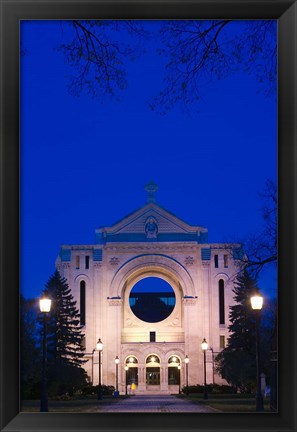 Framed St Boniface Basilica Ruins Print