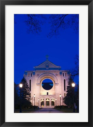 Framed St Boniface Basilica Ruins Print