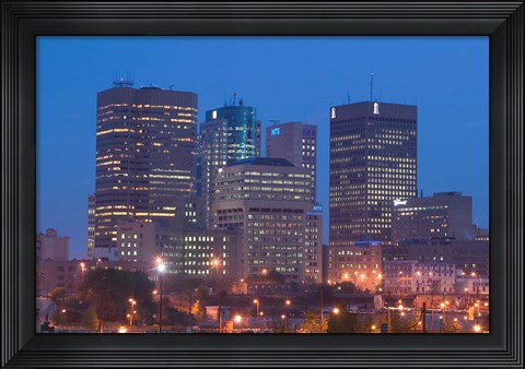 Framed Forks at Dawn, Winnipeg Print
