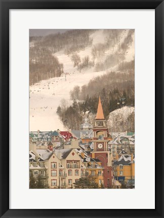 Framed Mont Tremblant Ski Village Print