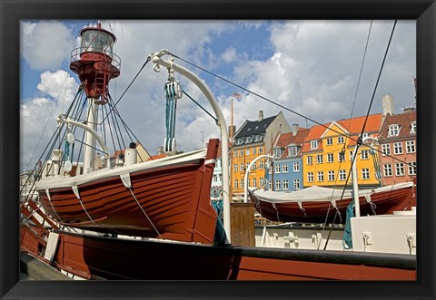 Framed Nyhavn, Copenhagen Print