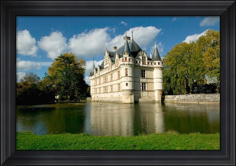 Framed Chateau of Azay-le-Rideau, Loire Valley, France Print