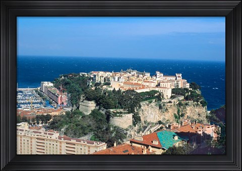 Framed Principality of Monaco at Monte Carlo, France Print