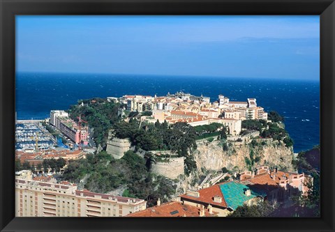 Framed Principality of Monaco at Monte Carlo, France Print