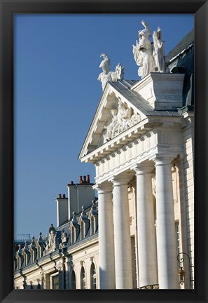 Framed Palace of the Dukes and States of Burgundy Print