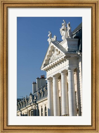 Framed Palace of the Dukes and States of Burgundy Print