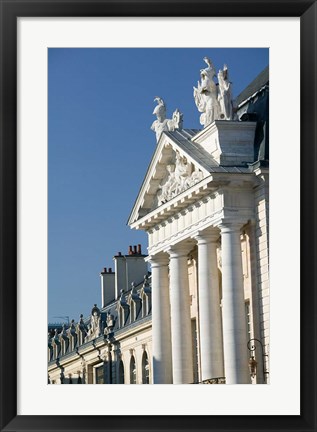 Framed Palace of the Dukes and States of Burgundy Print