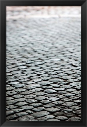 Framed Old City Cobblestones, Bescancon Print