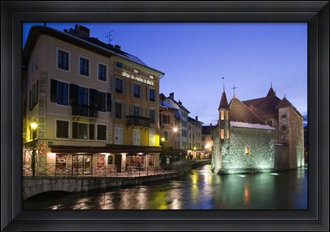 Framed Palais de l&#39;Isle, Annecy Historical Museum Print