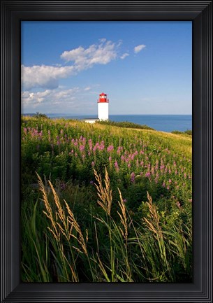 Framed Lighthouse at St Martins Print