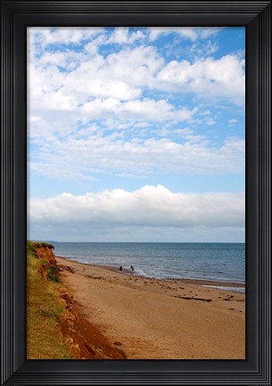 Framed Beach at Cape Orby Print