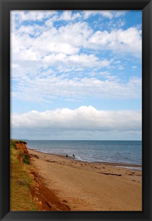 Framed Beach at Cape Orby Print