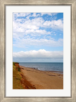 Framed Beach at Cape Orby Print