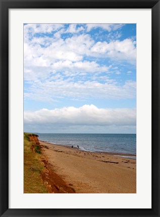 Framed Beach at Cape Orby Print