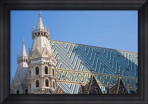 Framed St Stephen&#39;s Cathedral, Vienna, Austria Print