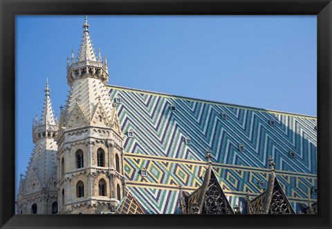 Framed St Stephen&#39;s Cathedral, Vienna, Austria Print