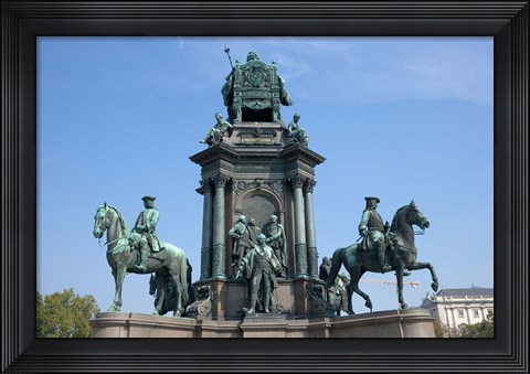 Framed Maria Theresa Statue Print