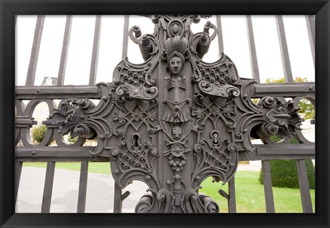 Framed Entrance to the Belvedere Palace Print