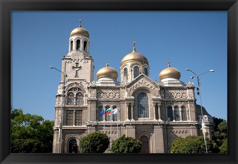 Framed Holy Assumption Cathedral, Bulgaria Print