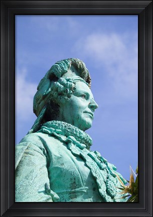 Framed Statue of Queen Sophie Amalie Print