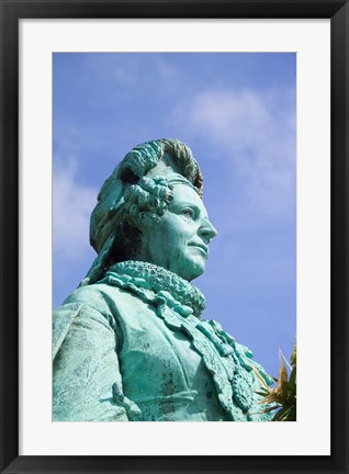 Framed Statue of Queen Sophie Amalie Print