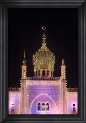 Framed Tivoli at Christmas Print
