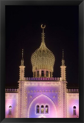 Framed Tivoli at Christmas Print
