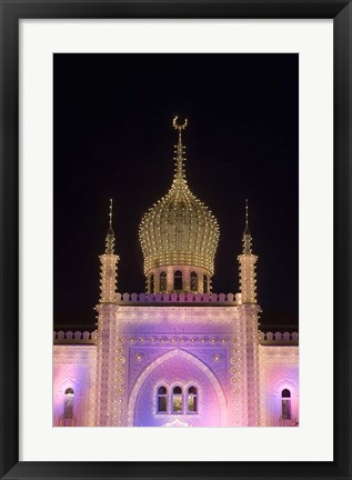 Framed Tivoli at Christmas Print