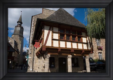 Framed Hotel de Keratry, Cote d&#39;Armor Print