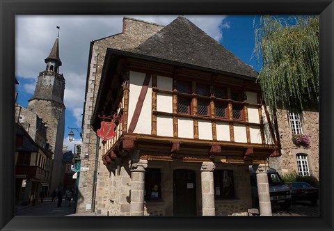 Framed Hotel de Keratry, Cote d&#39;Armor Print