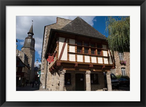 Framed Hotel de Keratry, Cote d&#39;Armor Print