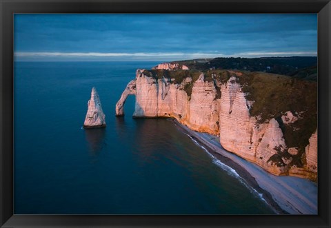 Framed Normandy at Etretat Print