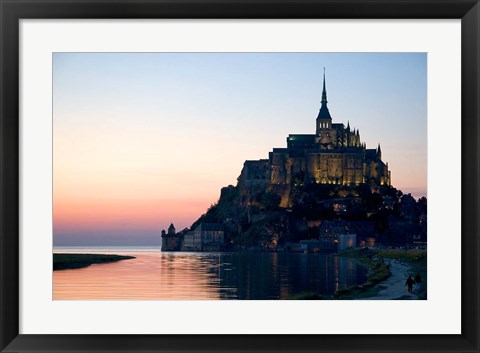 Framed Mont Saint Michel, Basse-Normandie, France Print