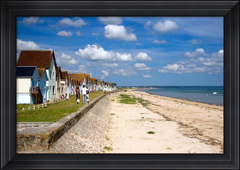 Framed Utah Beach, Normandy, France Print