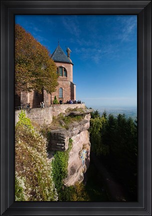 Framed Hilltop Convent, Mont Ste-Odile Print
