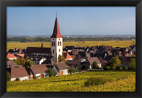 Framed Ammerschwihr, Alsatian Wine Route Print