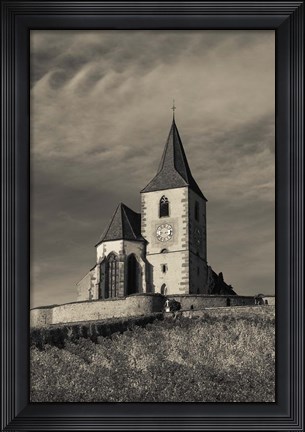 Framed Hunawihr, Alsatian Wine Route Print