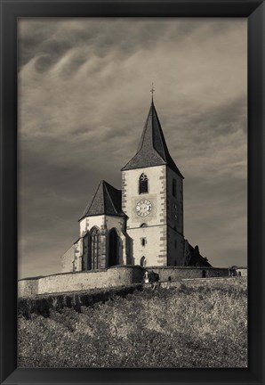 Framed Hunawihr, Alsatian Wine Route Print