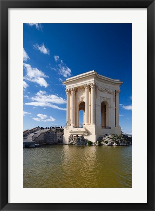 Framed France, Chateau d&#39;Eau, Promenade du Peyrou Print