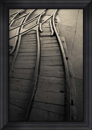 Framed Puits Couriot Mine Museum Print