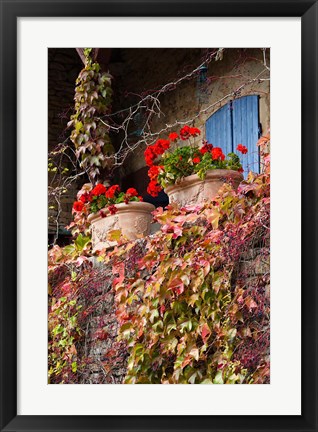 Framed Brancion, Maconnais Area, France Print