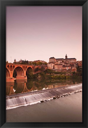 Framed Midi-Pyrenees at Dusk Print