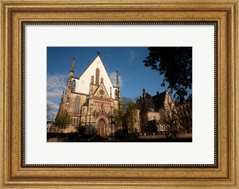 Framed St Thomas Church, Leipzig, Germany Print