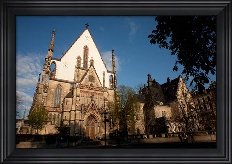 Framed St Thomas Church, Leipzig, Germany Print